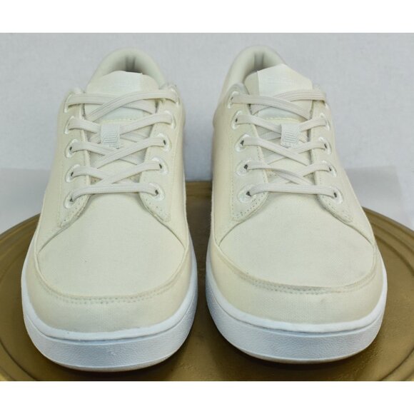 Allbirds Canvas Pacer Men's Shoes Size 12 Sneakers Natural White Blizzard Lowtop - Picture 2 of 10